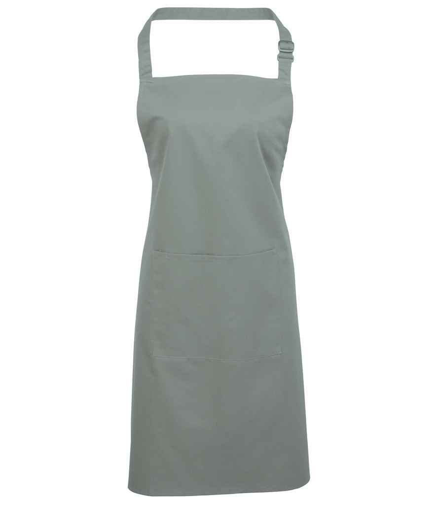 Premier PR154 Colours Bib Apron with Pocket - COOZO