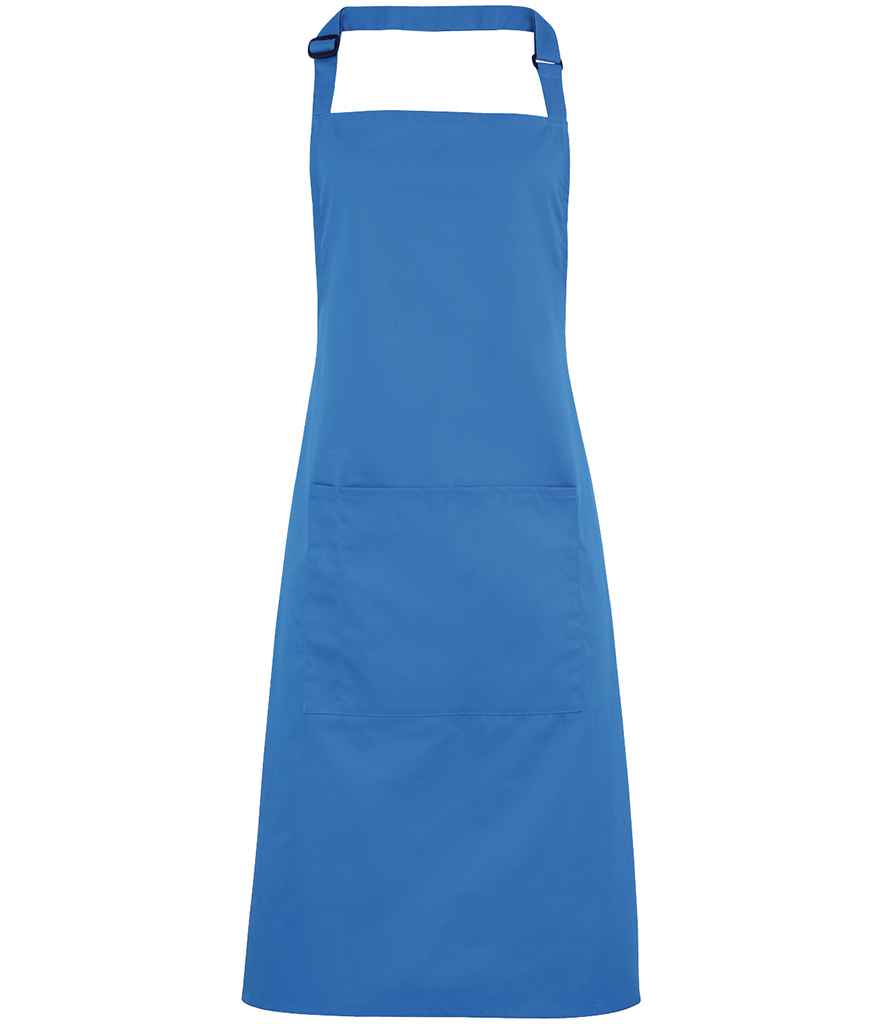 Premier PR154 Colours Bib Apron with Pocket - COOZO
