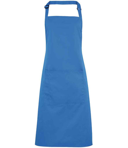 Premier PR154 Colours Bib Apron with Pocket - COOZO