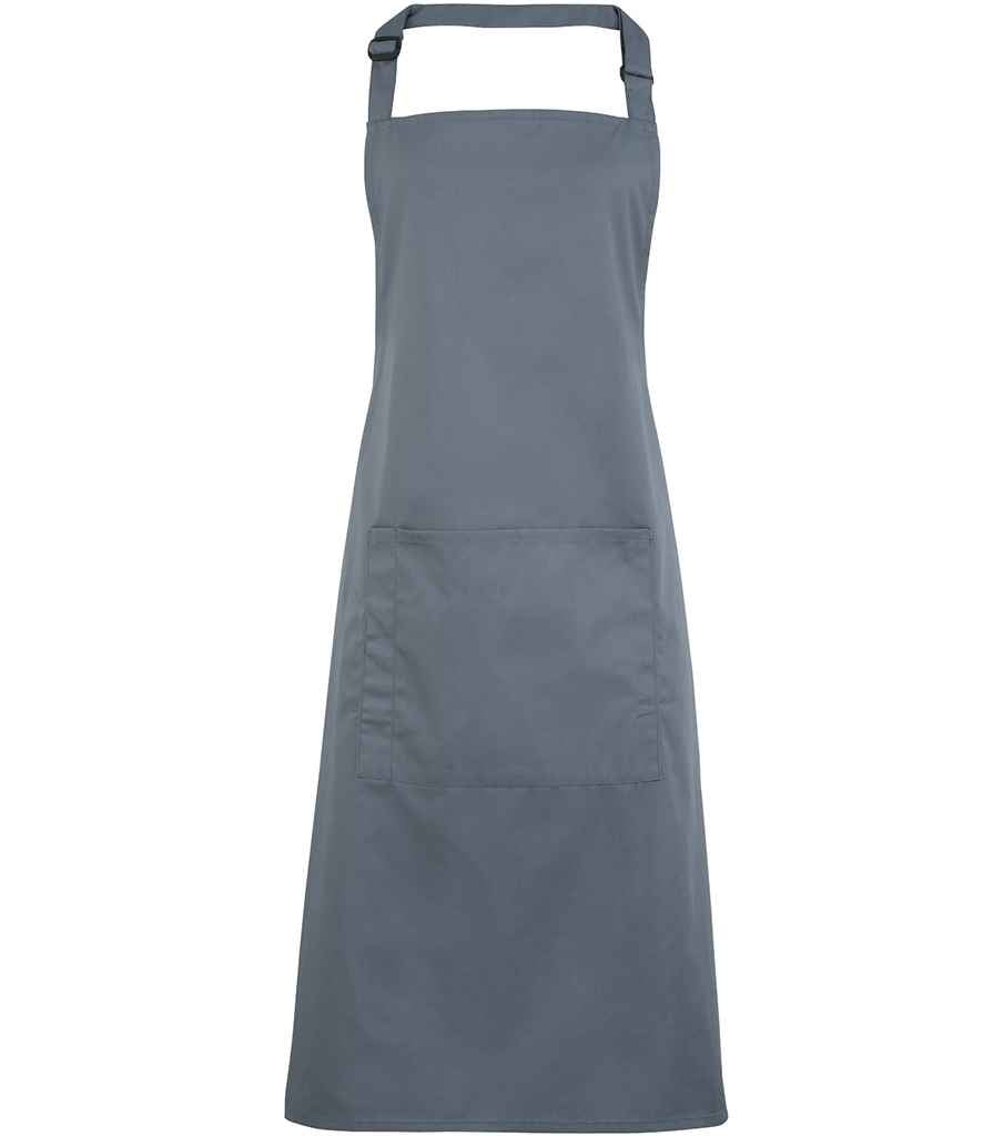 Premier PR154 Colours Bib Apron with Pocket - COOZO