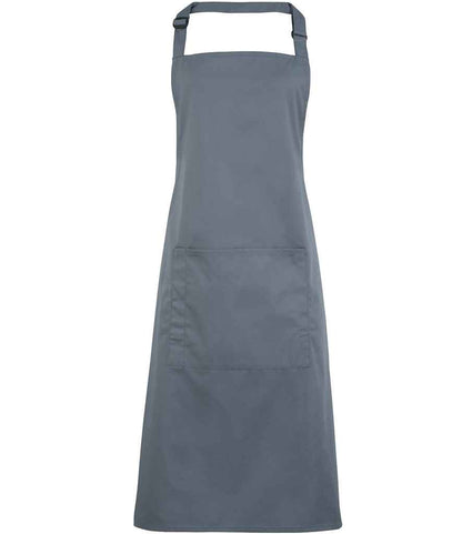 Premier PR154 Colours Bib Apron with Pocket - COOZO