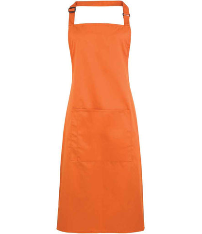 Premier PR154 Colours Bib Apron with Pocket - COOZO
