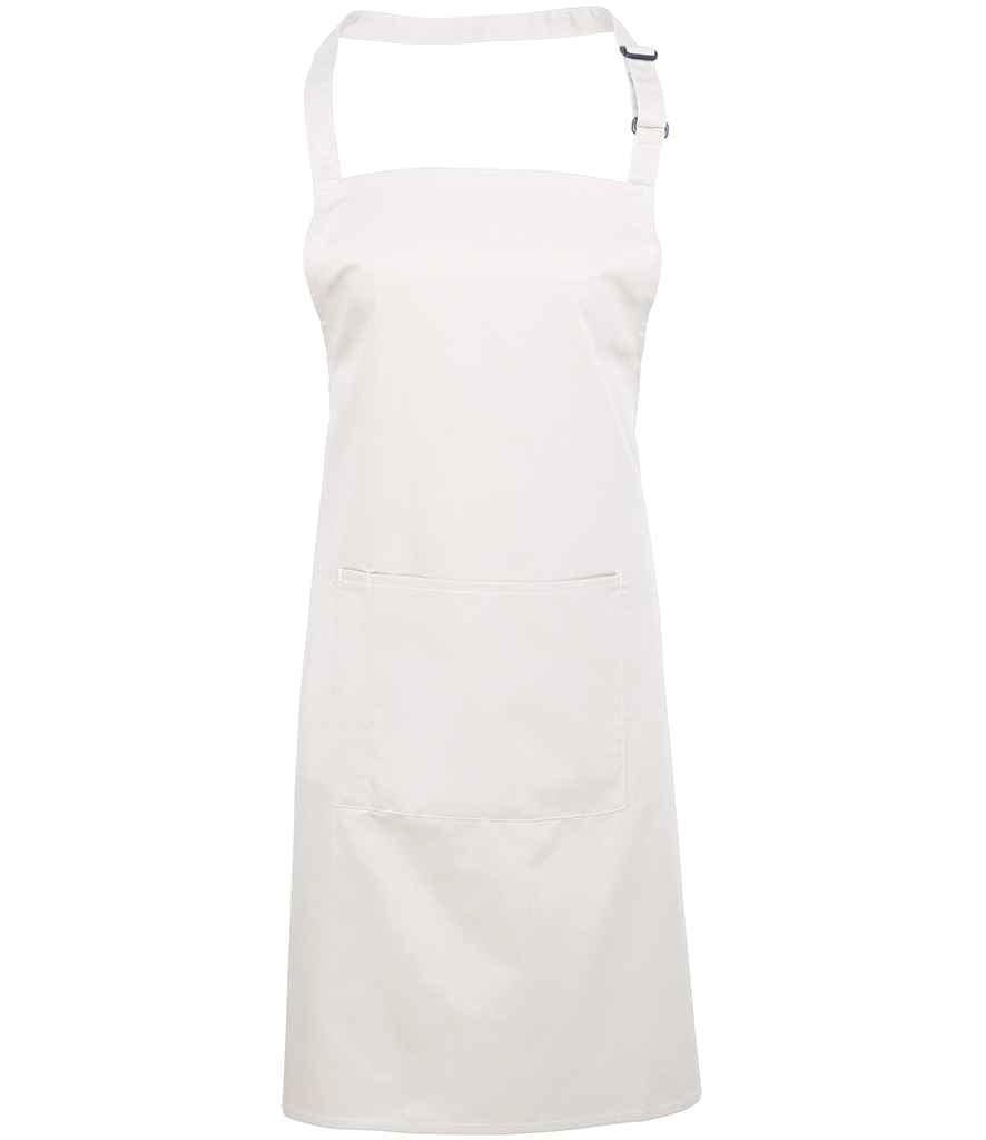 Premier PR154 Colours Bib Apron with Pocket - COOZO