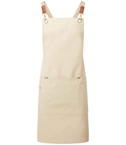 Premier PR182 Clip & Clasp Cross-Back Bib Apron - COOZO