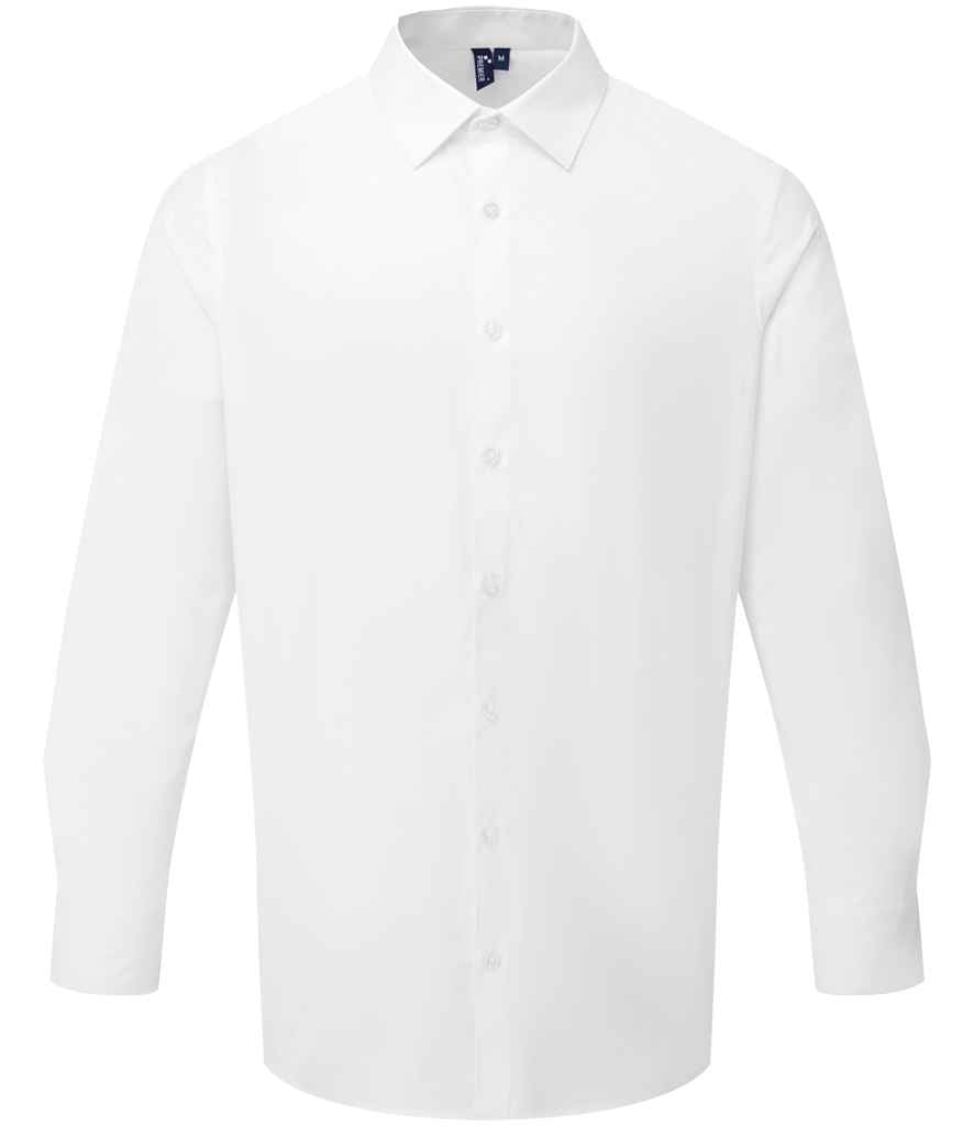 Premier PR203 L/S Recyclight Poplin Shirt - COOZO