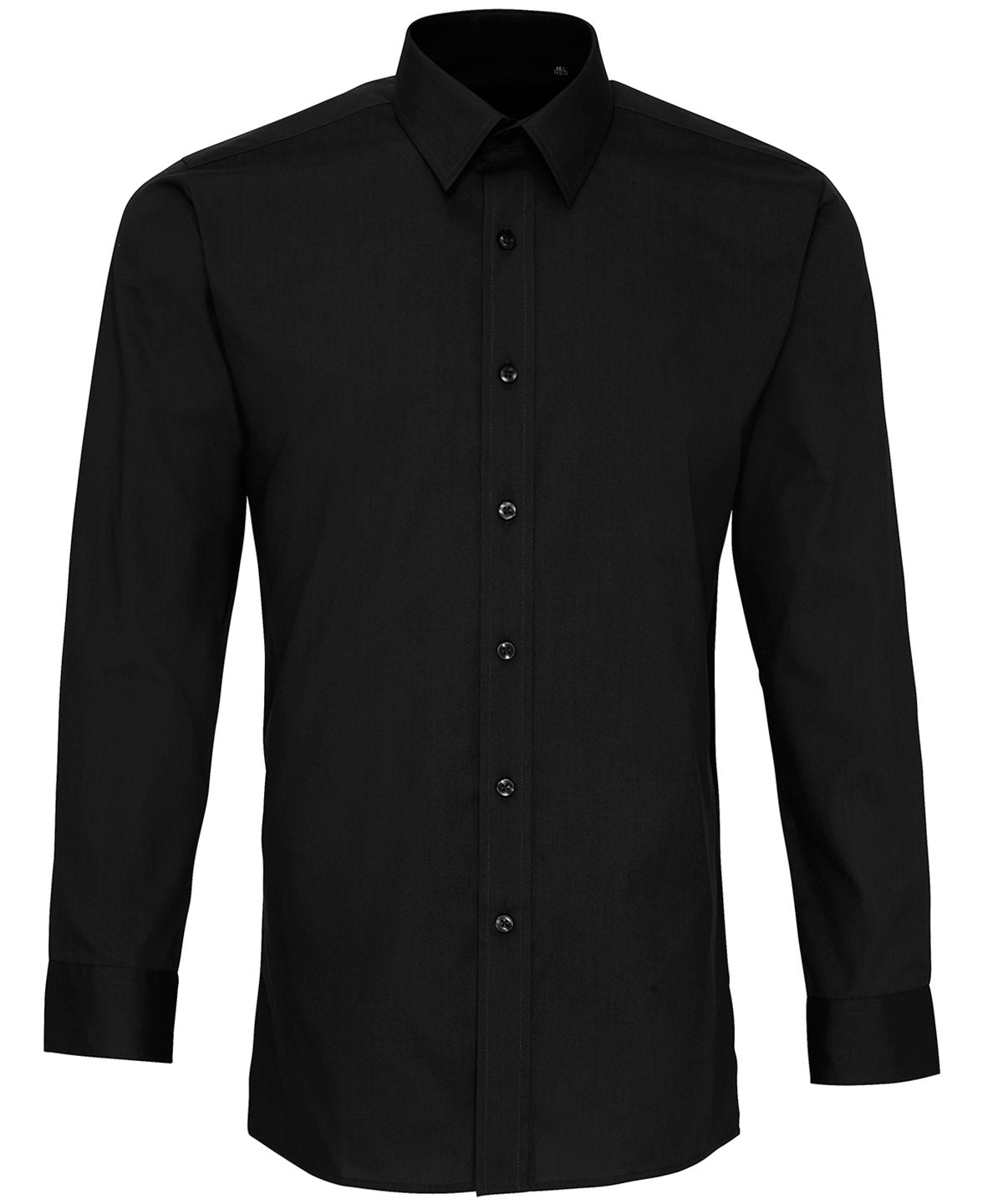 Premier PR204 Long Sleeve Fitted Poplin Shirt - COOZO