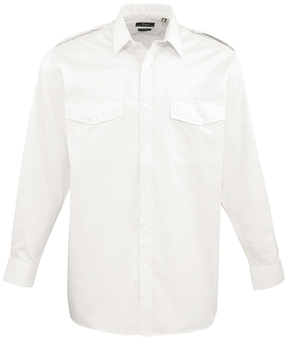 Premier Long Sleeve Pilot Shirt PR210 - COOZO