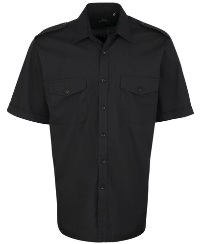 Premier Short Sleeve Pilot Shirt PR212 - COOZO
