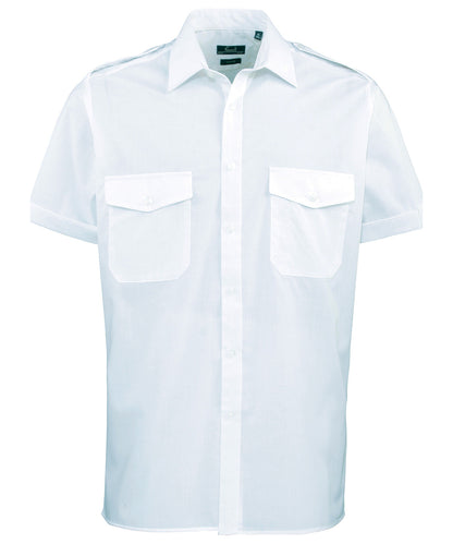 Premier Short Sleeve Pilot Shirt PR212 - COOZO