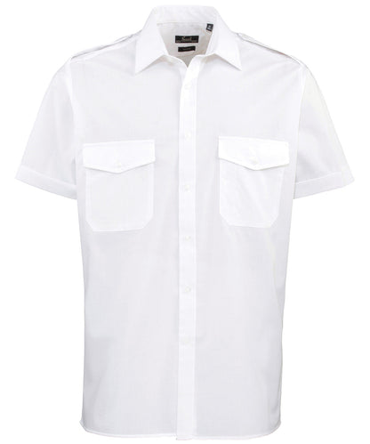 Premier Short Sleeve Pilot Shirt PR212 - COOZO