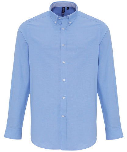 Premier PR238 Long Sleeve Striped Oxford Shirt - COOZO