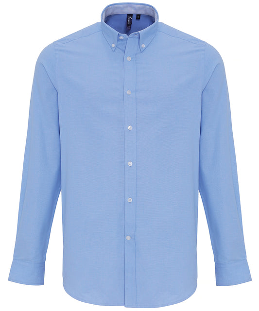 Premier PR238 Long Sleeve Striped Oxford Shirt - COOZO