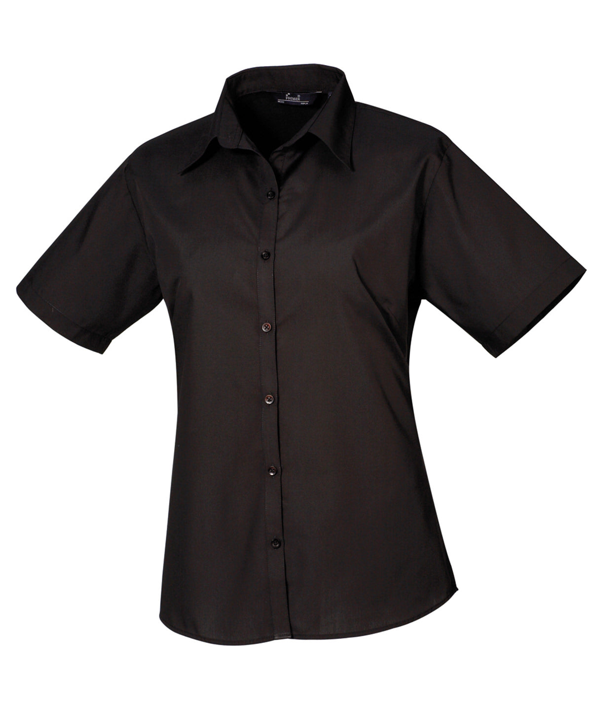 Premier Ladies Short Sleeve Poplin Blouse Main color PR302 - COOZO