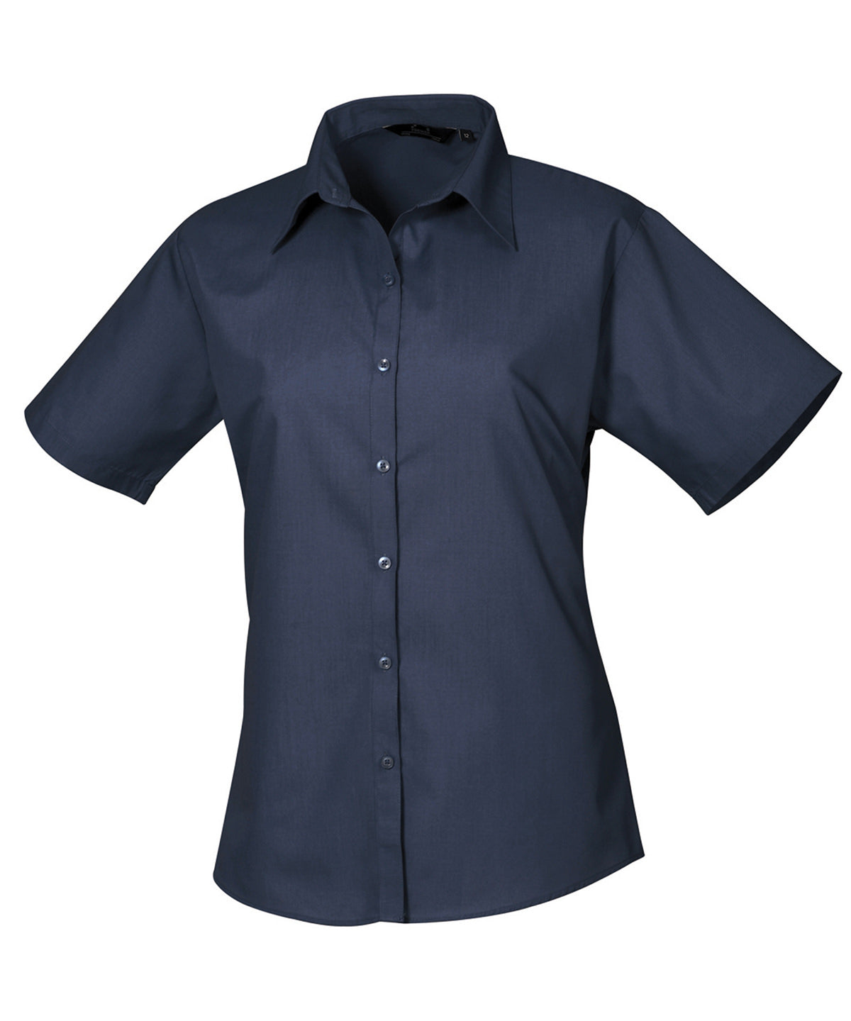 Premier Ladies Short Sleeve Poplin Blouse Main color PR302 - COOZO