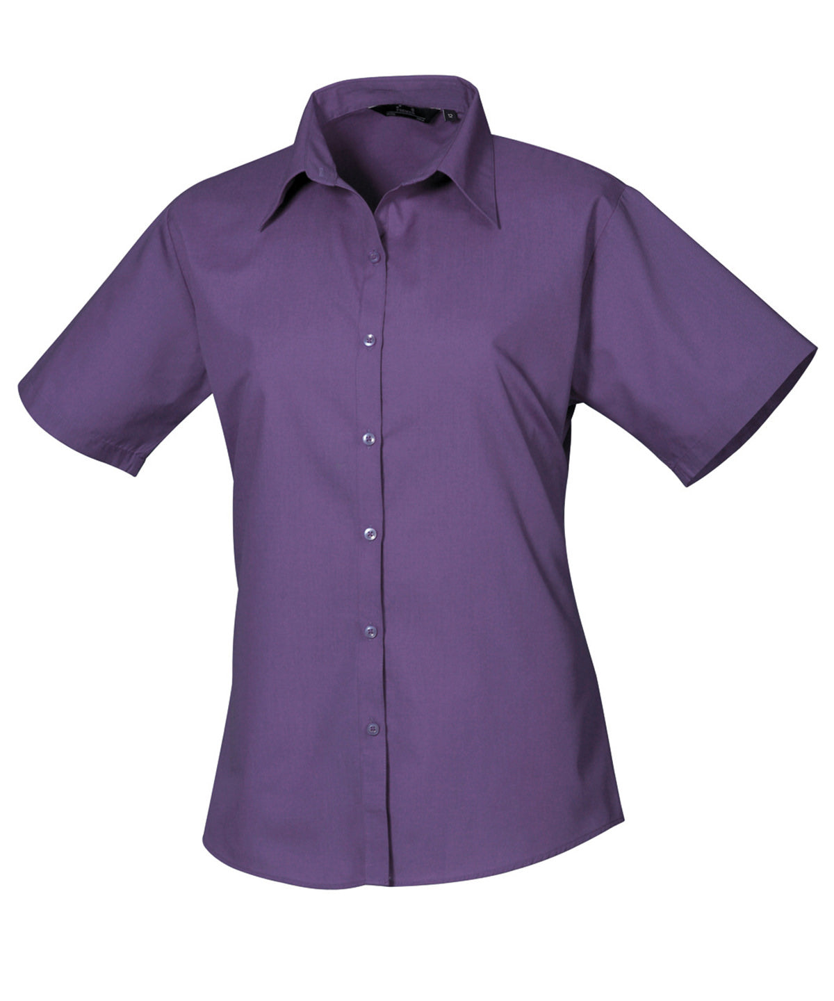 Premier Ladies Short Sleeve Poplin Blouse Main color PR302 - COOZO