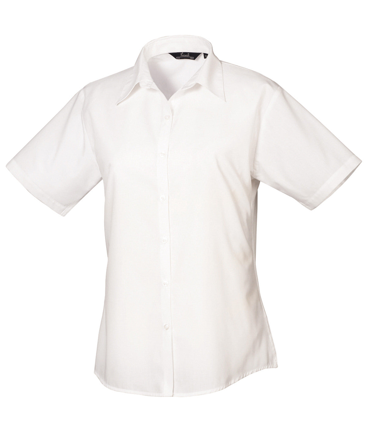 Premier Ladies Short Sleeve Poplin Blouse Main color PR302 - COOZO