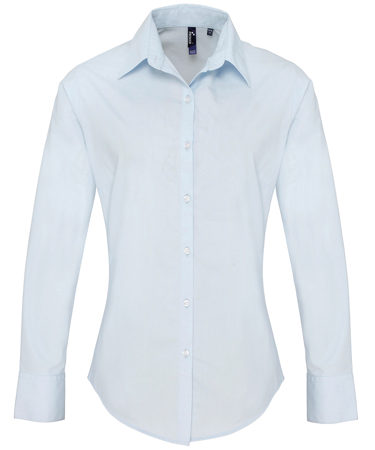 Premier PR307 Ladies Supreme Long Sleeve Poplin Shirt - COOZO