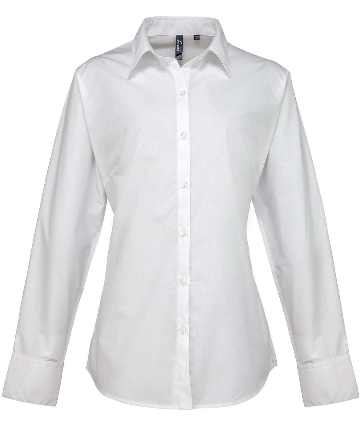 Premier PR307 Ladies Supreme Long Sleeve Poplin Shirt - COOZO