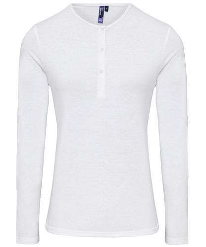 Premier PR318 Ladies Long John Roll Sleeve T-Shirt - COOZO