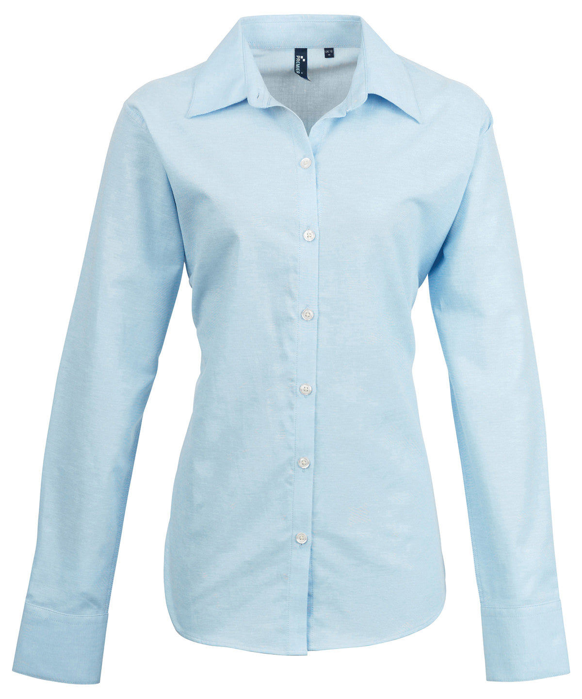 Premier PR334 Ladies Signature Long Sleeve Oxford Shirt - COOZO