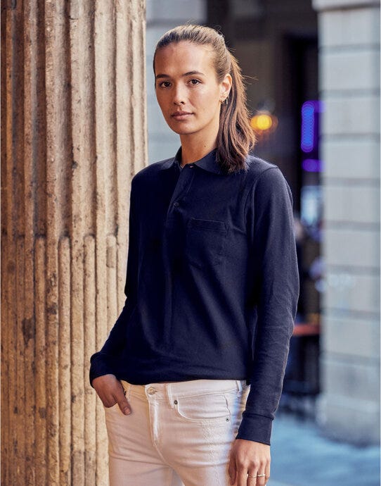 Clique 028235 Basic Polo Pocket L/S