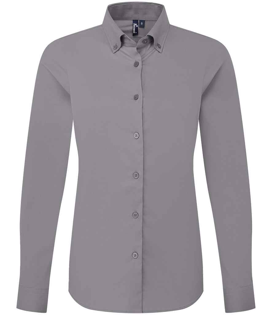 Premier PR384 Lds Supreme Oxford L/S Shirt - COOZO