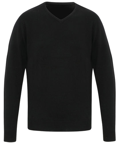 Premier PR400 Essential Acrylic V Neck Sweater - COOZO