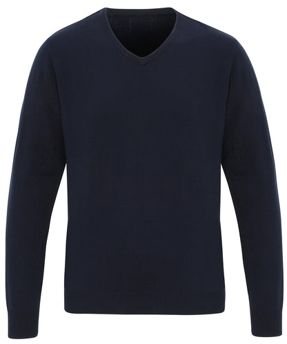 Premier PR400 Essential Acrylic V Neck Sweater - COOZO