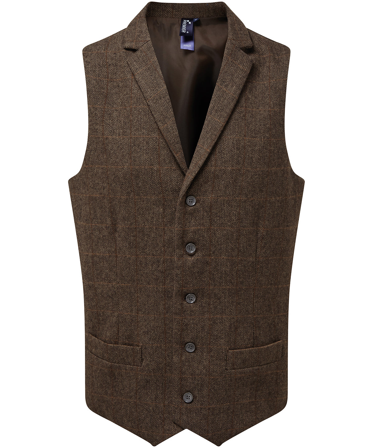 Premier PR625 Herringbone Waistcoat - COOZO