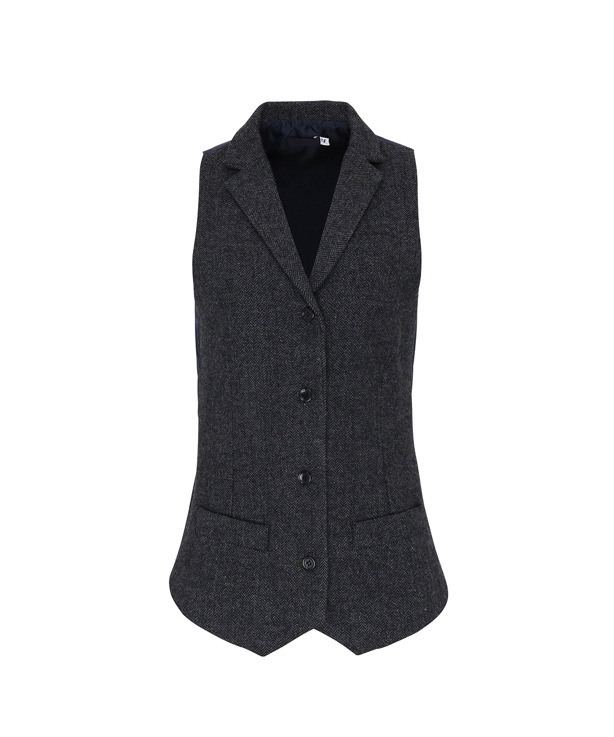 Premier PR626 Ladies Herringbone Waistcoat - COOZO
