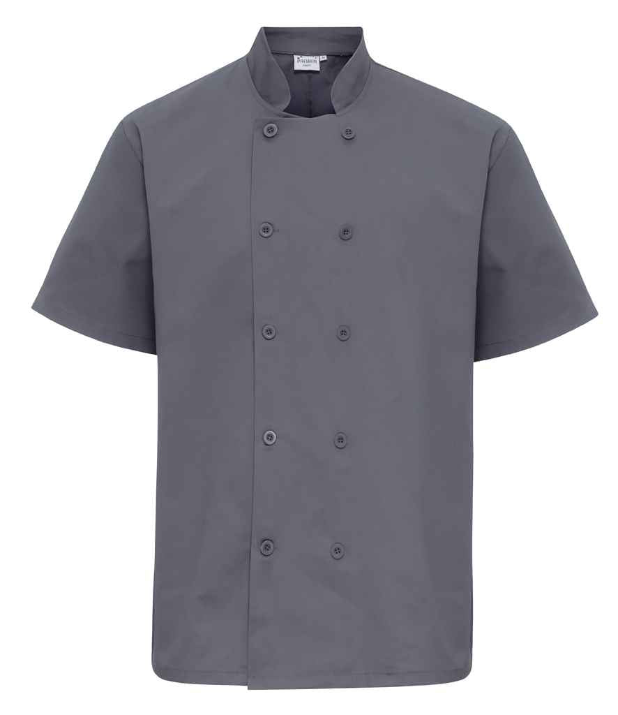 Premier PR656 Short Sleeve Chef's Jacket - COOZO