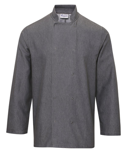 Premier PR660 Long sleeve unisex Denim Chef's Jacket - COOZO