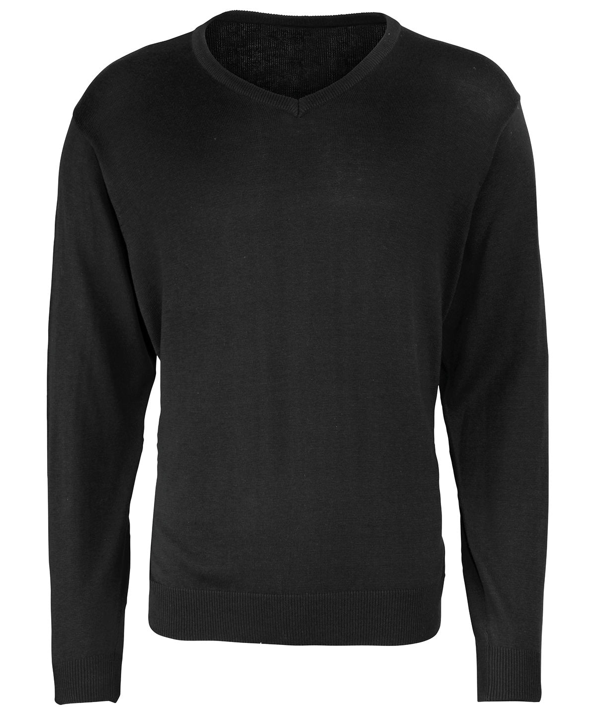 Premier PR694 Knitted Cotton Acrylic V Neck Sweater - COOZO