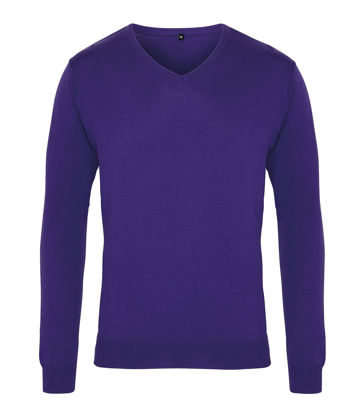Premier PR694 Knitted Cotton Acrylic V Neck Sweater - COOZO
