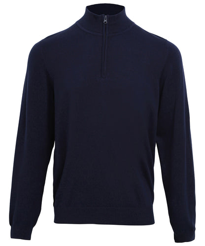 Premier PR695 Zip Neck Sweater - COOZO