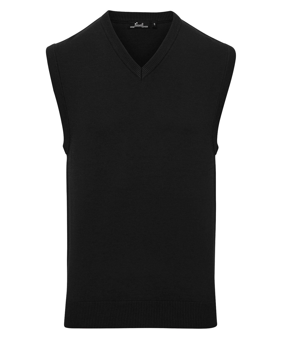 Premier PR699 Sleeveless Cotton Acrylic V Neck Sweater - COOZO