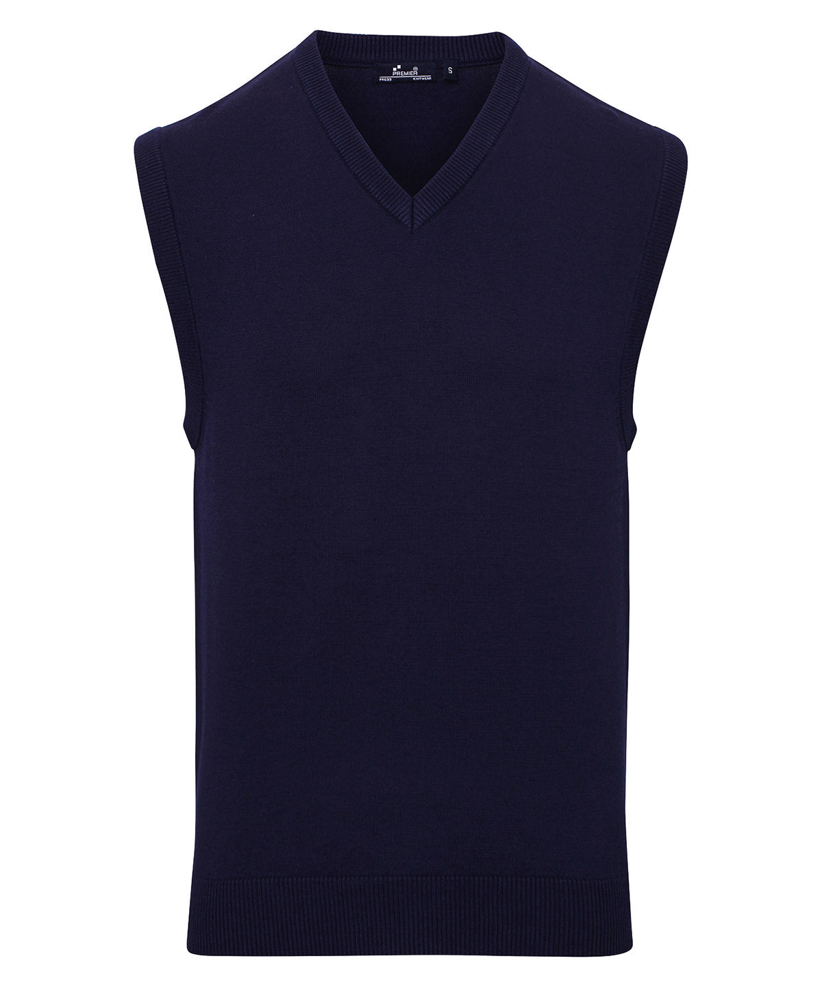 Premier PR699 Sleeveless Cotton Acrylic V Neck Sweater - COOZO