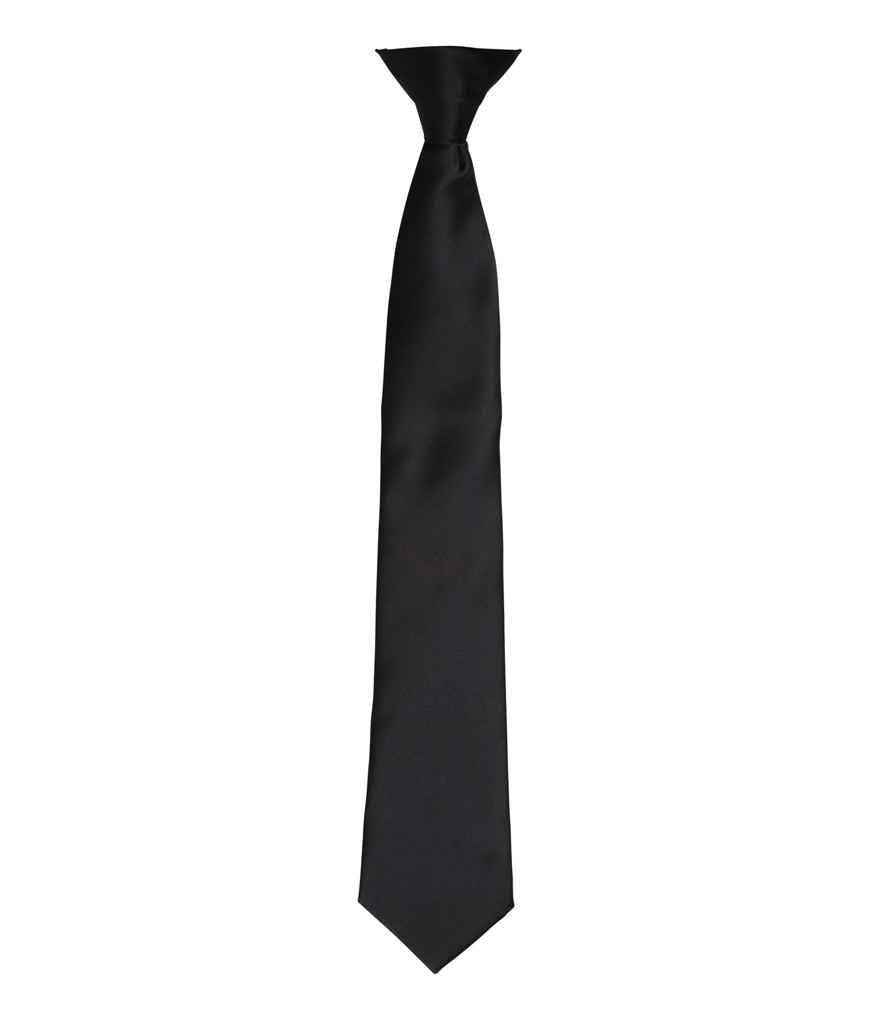 Premier PR755 Colours Satin Clip Tie - COOZO