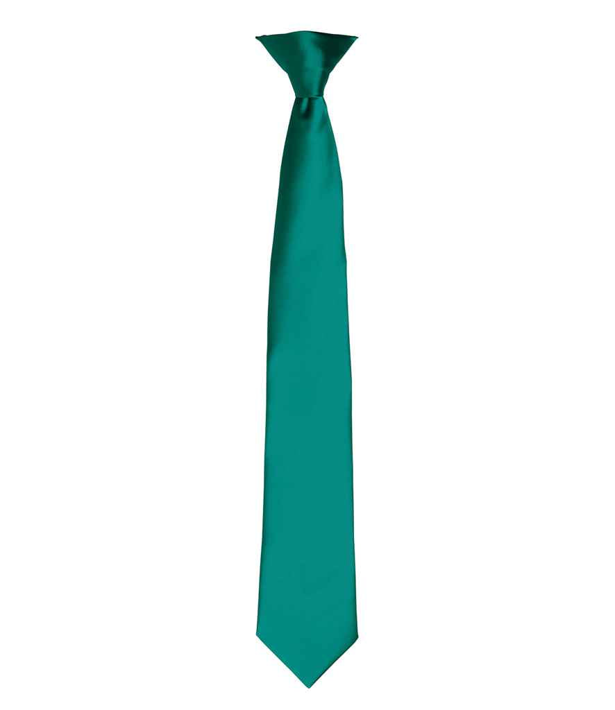 Premier PR755 Colours Satin Clip Tie - COOZO