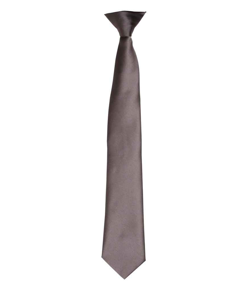 Premier PR755 Colours Satin Clip Tie - COOZO