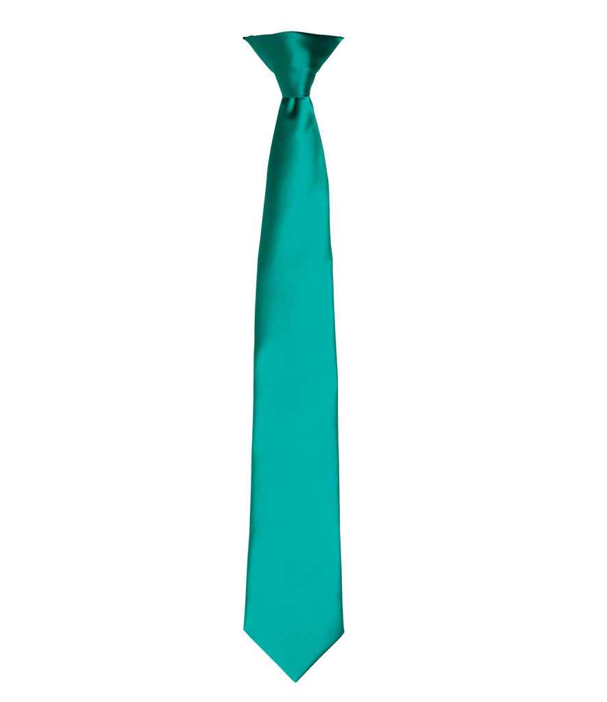 Premier PR755 Colours Satin Clip Tie - COOZO
