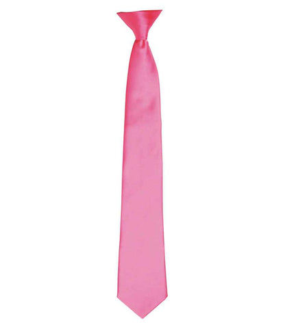 Premier PR755 Colours Satin Clip Tie - COOZO