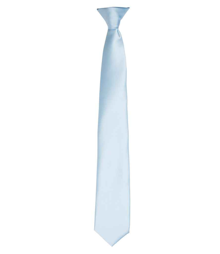 Premier PR755 Colours Satin Clip Tie - COOZO