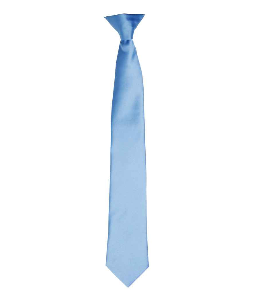Premier PR755 Colours Satin Clip Tie - COOZO
