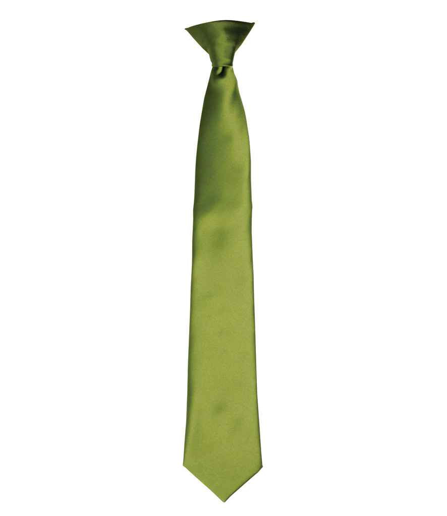 Premier PR755 Colours Satin Clip Tie - COOZO