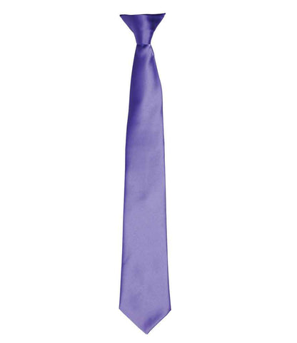 Premier PR755 Colours Satin Clip Tie - COOZO