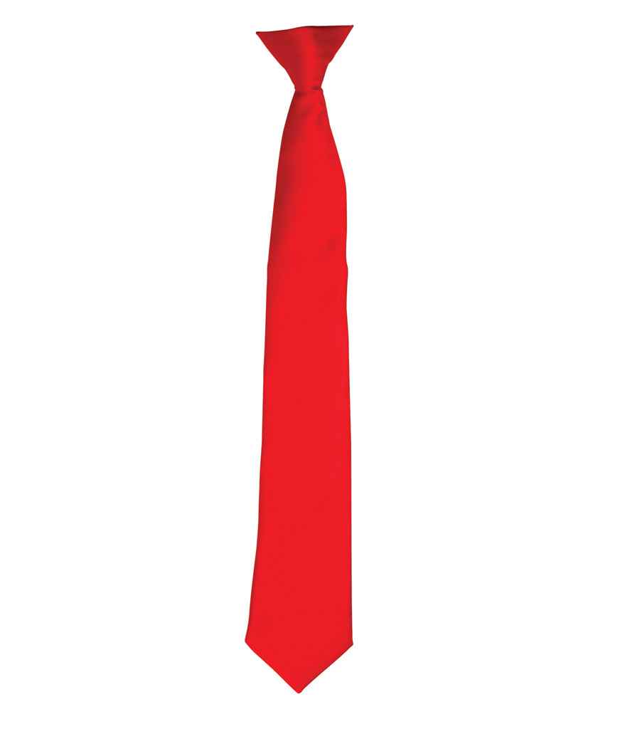 Premier PR755 Colours Satin Clip Tie - COOZO