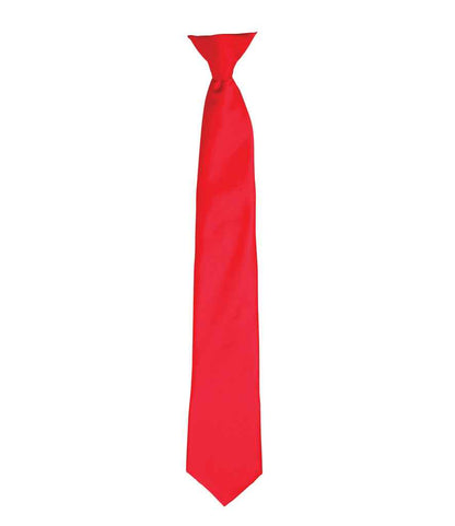 Premier PR755 Colours Satin Clip Tie - COOZO