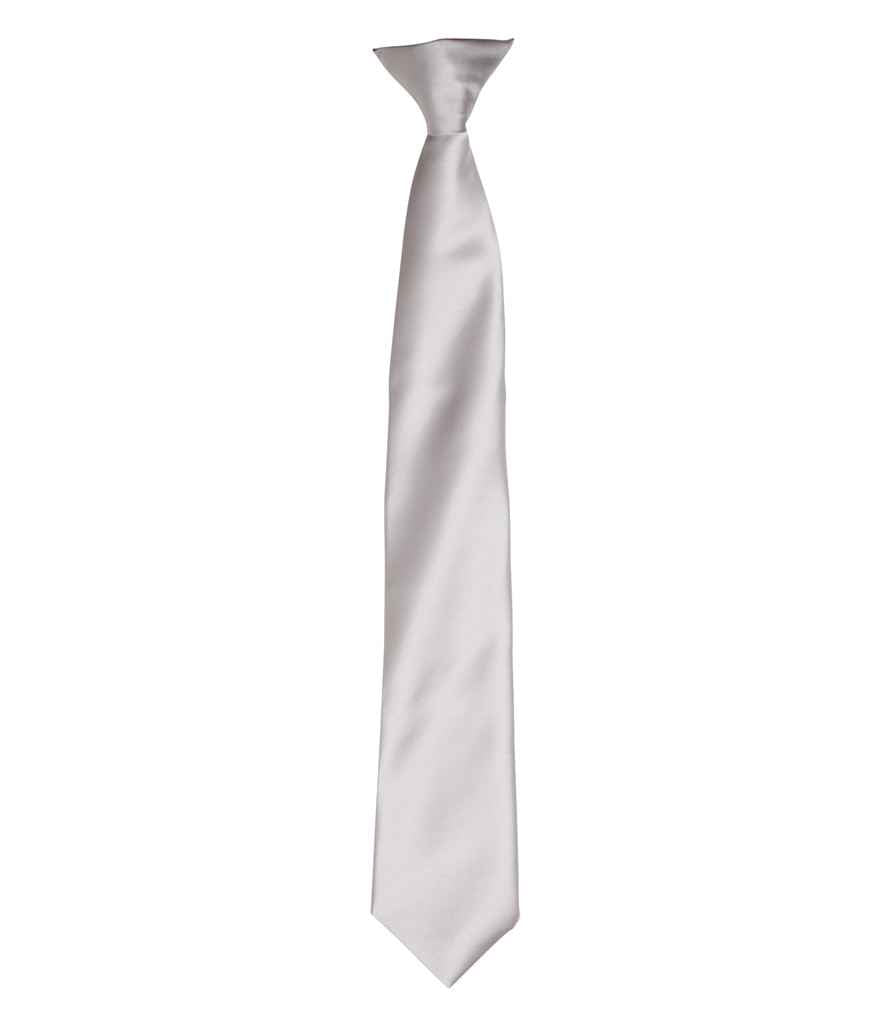 Premier PR755 Colours Satin Clip Tie - COOZO