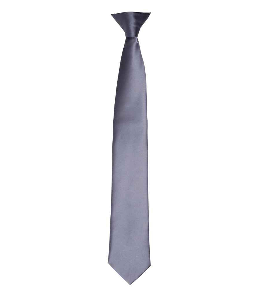 Premier PR755 Colours Satin Clip Tie - COOZO
